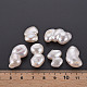 Perlas de perlas naturales keshi PEAR-N020-O02-5