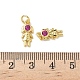 Латунные микро проложить кубического циркония подвески KK-L243-13G-01-3
