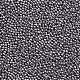 11/0グレードのベーキングペイントガラスシードビーズ  ラウンド  銀  2.3x1.5mm  穴：1mm  約5300個/50g X-SEED-N001-A-1036-2