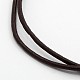 Кожаный шнур ожерелье материалы MAK-F002-09-2