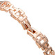 Valentine idée de cadeau de jour pour la petite amie de haute qualité montre strass bracelet en acier inoxydable WACH-A004-08RG-5