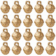 30 шт. латунные подвески-колокольчики KKB-CN0001-02B-C-1