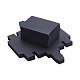 クラフト紙引き出しボックス  折りたたみボックス  引き出しボックス  長方形  ブラック  完成品：9.5x4cm  内寸：8x2.5x2.5cm  24個/セット CON-YW0001-02C-A-3