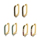 Brass Micro Pave Cubic Zirconia Huggie Hoop Earrings EJEW-L240-C-G-1
