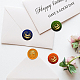 PH PandaHall Deer Sealing Wax Stamp Star Moon Pine Christmas Elk Sealing Wax Stamp 30mm Brass Head Sealing Stamp for Christmas Party Envelope Sealer Letter Poster Card Gift Packing Decoration AJEW-WH0184-0516-4