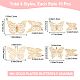 Beebeecraft 40Pcs 4 Styles 18K Gold Plated Butterfly Charms Butterfly Filigree Connectors Pendants for DIY Jewelry Making Necklace Bracelet Earrings FIND-BBC0001-15-2