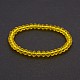 Glass Rondelle Beads Stretch Bracelets BJEW-F070-07-1