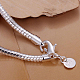 Laiton unisexe bracelets de la chaîne de serpent BJEW-BB12530-3