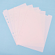 Hojas divisorias de índice para cuaderno en disco de plástico esmerilado A5 KY-WH0046-90B-5