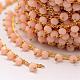 Chaînes de perles en verre manuels AJEW-P061-A09-1