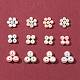 620Pcs 12 Style Baking Painted Glass Pearl Beads Round HY-FS0001-06-2
