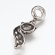 304 Stainless Steel European Dangle Charms STAS-G164-23AS-2