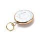 Ciondoli di perle keshi con perla barocca naturale placcata PALLOY-JF01896-5
