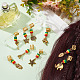 CRASPIRE 12 Style Loc Dreadlocks Braid Coil Cuffs Braiding Rings African Metal Gold Coil Hair Clips Retro Butterfly Heart Animals Charms Hoops Accessories Kits Jewelry for Hairstyles Decoration OHAR-CP0001-11-4
