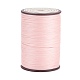 フラットワックスポリエステル糸ストリング  マイクロマクラメコード  革縫い用  ミックスカラー  0.8~0.9x0.3mm  約109.36ヤード（100m）/ロール YC-D004-01-M-2