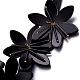 Fashion Women Jewelry Resin Beautiful Flower Statement Necklaces NJEW-BB15952-C-4