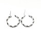 Ring 304 Stainless Steel Hoop Earrings EJEW-O024-05-2