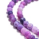 Natural Crackle Agate Beads Strands G-G055-6mm-8-5