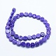 Spray Painted Glass Beads Strands DGLA-G003-C-3