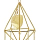 Golden Iron Wind Chime HJEW-K045-01G-01-2