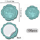 Craspire 100pcs autocollants de sceau de cire adhésive DIY-CP0010-17E-2