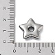304 Edelstahl-Abstandhalter-Perlen STAS-A088-03P-3