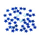 輝くネイルアートの輝き  マニキュアスパンコール  キラキラネイルスパンコール  スター  ブルー  2.5x2.5x0.3mm X-MRMJ-T017-04A-3