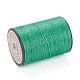 ラウンドワックスポリエステル糸ストリング  マイクロマクラメコード  ツイストコード  革縫い用  ターコイズ  0.8mm  約54.68ヤード（50m）/ロール YC-D004-02E-129-2