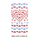Valentinstag 5d liebe nail art sticker decals MRMJ-R109-Z-D4363-02-2