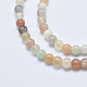Brins de perles naturelles multi-pierre de lune G-E446-42-5mm-3