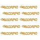 10Pcs Brass Pendants KK-SZ0004-36G-1