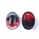 Two Tone Resin Cabochons X-CRES-T016-003B-2