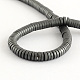 Matte Non-magnetic Synthetic Hematite Beads Strands G-R211-38-2
