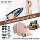 Nbeads 11 Styles Augen-Baumwoll-Stickerei zum Aufbügeln auf Kleidung DIY-NB0010-15-5