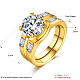 Trendy Brass Cubic Zirconia Wide Band Rings RJEW-BB20675-G-6-1