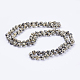Natürliche dalmatinische Jaspis Perlen Halsketten X-NJEW-P202-36-A33-1