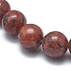 Braccialetti elastici di perle di diaspro / kiwi di diaspro naturale BJEW-K212-C-037-3
