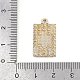 Emaille Anhänger Legierung&nbsp;FIND-F013-02G-3