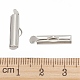 Iron Slide On End Clasp Tubes X-IFIN-R212-1.6cm-P-3