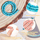 arricraft 2 Strands Synthetic Turquoise Rondelle Loose Beads Strands TURQ-AR0001-38-3