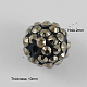 Resin Rhinestone Beads X-RESI-S260-12mm-S23-2