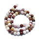 Chapelets de perles en jaspe d'océan naturelle G-P457-C02-06-3