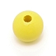 Spray Painted Natural Wood Beads WOOD-WH0023-22B-01-2