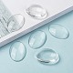 Transparent oval Glas Cabochons&nbsp;LS-GGLA-R022-35x25-8