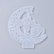 Moules en silicone fantôme de croissant de bricolage halloween X-DIY-I034-03-3