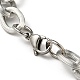 201 Stainless Steel Cable Chain Bracelets STAS-Z056-10P-3