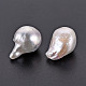 Perlas naturales perlas keshi perlas barrocas PEAR-N020-J01-3