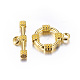 Tibetan Style Alloy Toggle Clasps LF0141Y-NFG-1