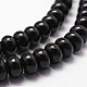 Natural Black Onyx Beads Strands G-P161-19-12x8mm-3