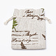 Bolsas de embalaje de poliéster (algodón poliéster) Bolsas con cordón ABAG-T006-A14-3